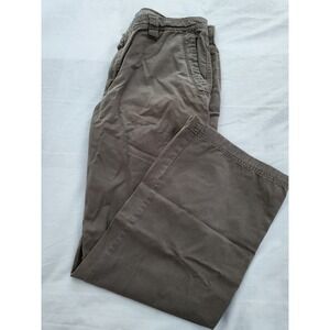 Columbia Ultimate Roc Utility Pants Men 40x32 Gray Regular Fit Chino Hiking